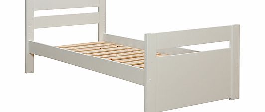 Stompa Uno Plus Bedstead, White, Single