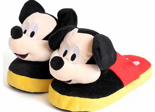 Stompeez Mickey Mouse Slippers - Size Medium