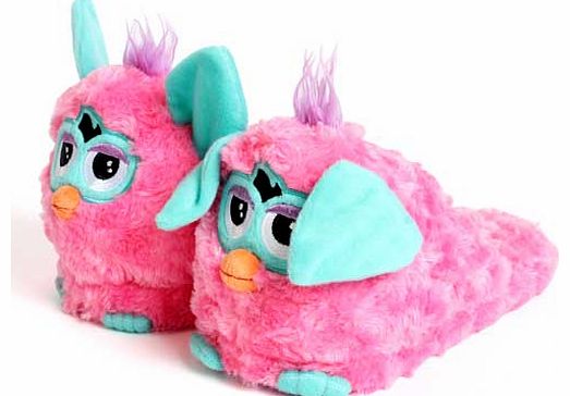 Pink Furby Slippers - Size XS