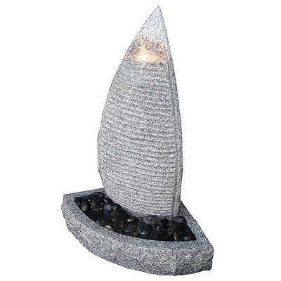 Stone and Water Granite Sail Water Feature