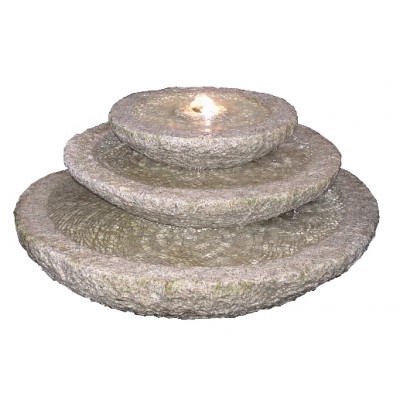 Three Tier Cascade Granite Water Feature