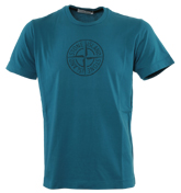 Stone Island Airforce Blue Short Sleeve T-Shirt