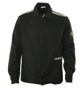 Stone Island Black and Grey Full Zip Sweatshirt