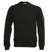Stone Island Black Cotton Sweatshirt