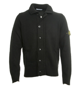 Black Full Zip High Neck Sweater