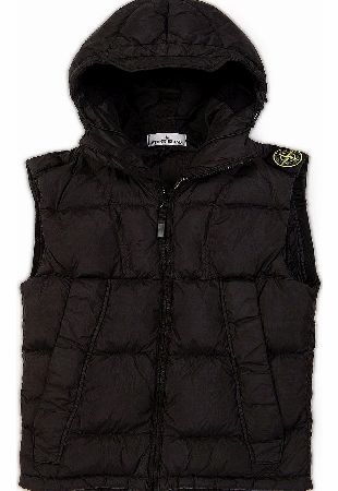 Stone Island Black Lightweight Gilet
