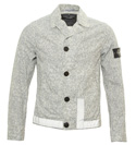 Stone Island Blue and Cream Night Vision Jacket