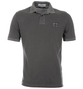 Stone Island Brown Pique Polo Shirt