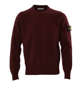 Stone Island Burgundy Sweater