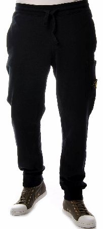 Stone Island Cotton Fleece Jogging Bottoms in