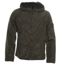 Stone Island Dark Brown Hooded Jacket
