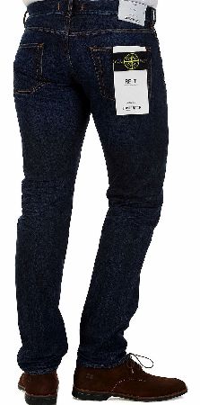 Stone Island Dark Denim Regular Tapered Jeans