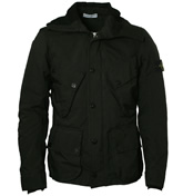 Stone Island Dark Green Hooded Jacket
