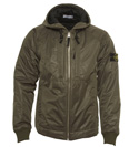 Stone Island Dark Green Membrane Jacket With Hood