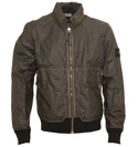 Stone Island Dark Grey Polyurethane Coated Hooded Jacket