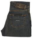 Denims Faded Blue Denim Button Fly Jeans
