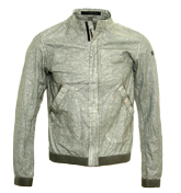 Stone Island Denims Grey Bomber Style Jacket