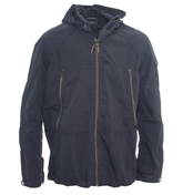 Stone Island Denims Navy Lightweight Hooded Jacket