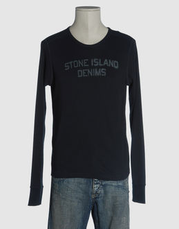 STONE ISLAND DENIMS TOP WEAR Long sleeve t-shirts MEN on YOOX.COM