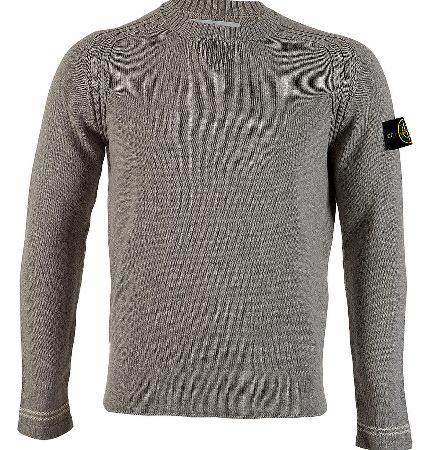 Stone Island Fine Gauge Crew Neck Jumper Grey