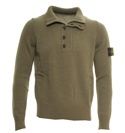 Green 1/4 Zip Sweater