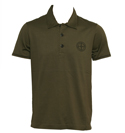 Stone Island Green Polo Shirt