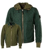 Stone Island Green Reversible Hooded Jacket