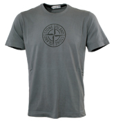 Stone Island Grey / Blue T-Shirt