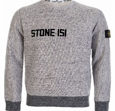 Stone Island Grey Contrast Trim Chest Logo