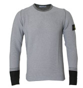 Stone Island Grey Stripe Sweater