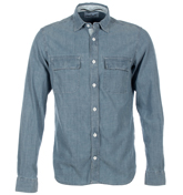 Stone Island Light Blue Shirt