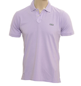 Lilac Pique Polo Shirt