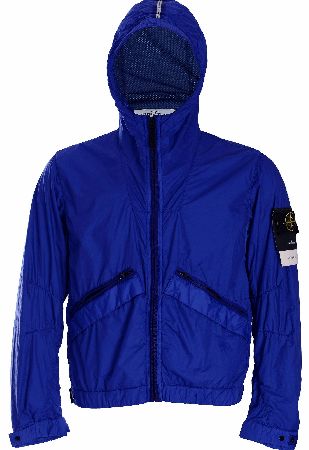 Stone Island Membrane TC Garment Dyed Jacket Blue