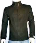 Stone Island Mens Black 1/4 Zip High Neck Knitted Sweater