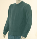 Mens Charcoal Round Neck Cotton Mix Sweatshirt