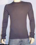 Mens Denims Navy Round Neck Long Sleeve T-Shirt