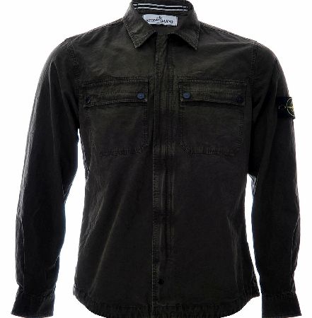 Stone Island Mens Overshirt Jacket Khaki