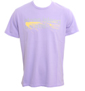 Stone Island Purple T-Shirt with Yellow Logo