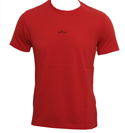 Stone Island Red T-Shirt with Printed Logo