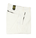 White Cotton Zip Fly Shorts