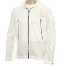 Stone Island White Lightweight Hooded Jacket