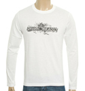 Stone Island White Long Sleeve T-Shirt
