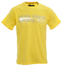 Stone Island Yellow T-Shirt with Grey Logo