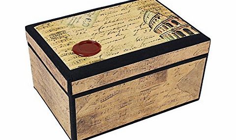 Store Indya Attractive Hand Crafted Designer Jewellery Storage Box with Illustrations of the Colosseum