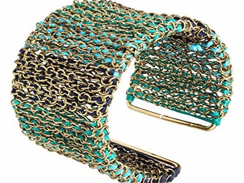 Store Indya Christmas Gifts Regal Hand Crafted Link Cuff Bracelet Bangle Fashion Jewellery for Women amp; Girls