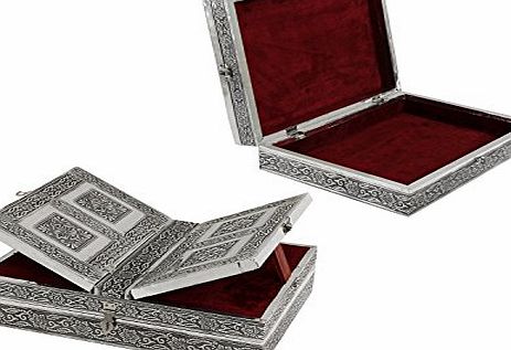 Store Indya Regal 2 in 1 Decorative Foldable Holy Book Stand with Keepsake Box