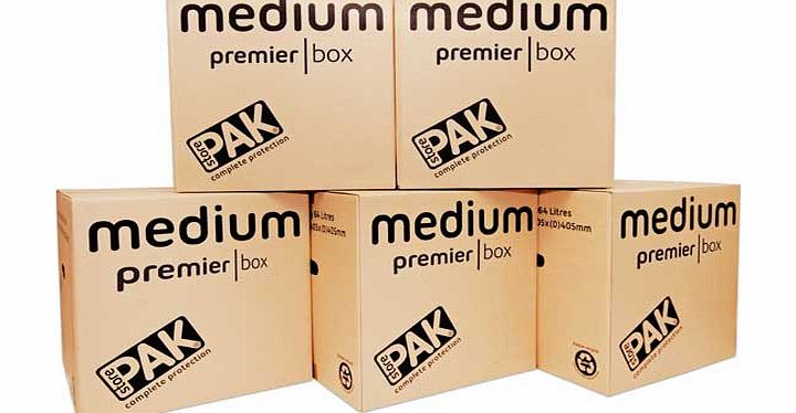 StorePAK Heavy Duty Medium Cardboard Boxes - Set
