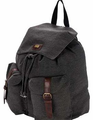 Storm Canvas Satchel Bag - Charcoal