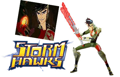 storm Hawks Deluxe Figure - Dark Ace