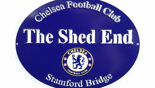 Storm International Chelsea 3D Metal Shed End Street Sign CFC-Shed